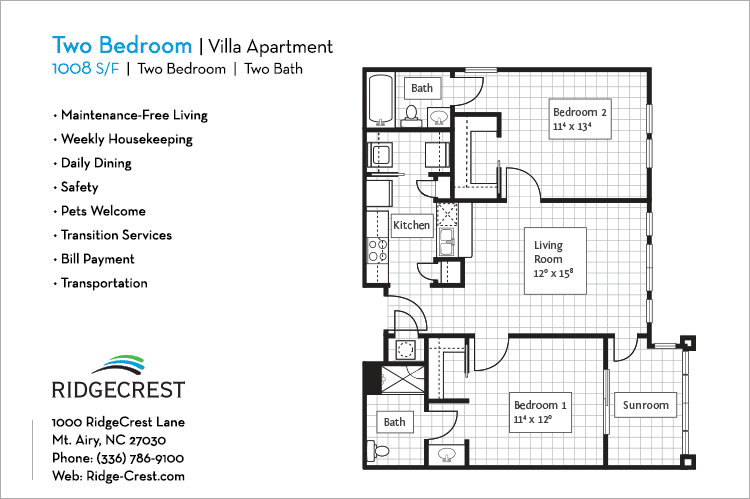 2 Bedroom Villa Apartment