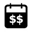 weekend and nighttime pay icon