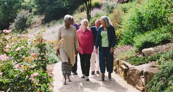 RidgeCrest Mount Airy NC | Lifestyle | group walking 01